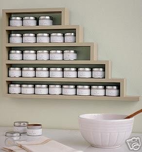 Martha stewart collection cube spice online rack